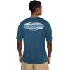 Quiksilver Men’s Everyday Graphic Short Sleeve Surf Tee(Dark Denim)