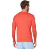 Quiksilver Mens Everyday Surf Tee Ls Long Sleeve Rashguard Surf Tee(Cayenne)