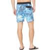 Quiksilver Mens Ocean Scallop 18 Boardshort Swim Trunk Bathing Suit(Ocean)