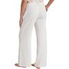 Quiksilver Women’s Relaxed Oceanview Textured Solid Pant(White)
