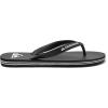 Quiksilver Youth Monkey Wrench Flip Flop Sandal (Little Kid/Big Kid)(Black/Black/White)