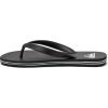 Quiksilver Youth Monkey Wrench Flip Flop Sandal (Little Kid/Big Kid)(Black/Black/White)