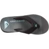 Quiksilver Youth Monkey Wrench Flip Flop Sandal (Little Kid/Big Kid)(Black/Blue/Black)