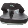 Quiksilver Youth Monkey Wrench Flip Flop Sandal (Little Kid/Big Kid)(Black/Blue/Black)