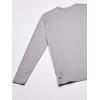 Quiksilver mens Solid Streak Long Sleeve Rashguard Upf 50 Sun Protection Surf Rash Guard Shirt, Sleet, Large US