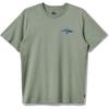 Quiksilver – Mens Brushwork Mt0 Short Sleeve Graphic T-Shirt(Herb)