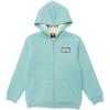Quiksilver Boys’ Full-zip Sherpa Lined Fleece Hoodie Sweatshirt(Black Sherpa)