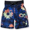 Quiksilver Boys’ Highline Sprayed Daisy 14 Boardshort Swim Trunk(Dazzling Blue)