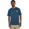 Quiksilver Men’s Everyday Graphic Short Sleeve Surf Tee(Dark Denim)