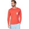 Quiksilver Mens Everyday Surf Tee Ls Long Sleeve Rashguard Surf Tee(Cayenne)