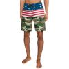 Quiksilver Mens Men’s Surfsilk Panel 20 Boardshort Swim Trunk(Salsa)