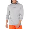 Quiksilver Men’s Urban Dredge Hooded Long Sleeve Surf Tee(Sleet)