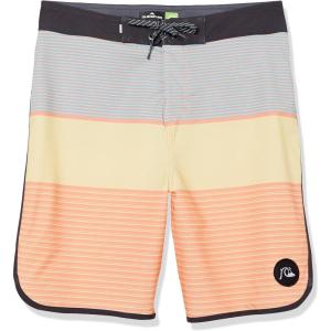 Quiksilver Boys’ Surfsilk Tijuana YTH 17 Boardshort Swim Trunk(Peach Pink)