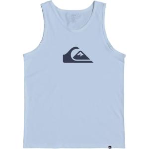 Quiksilver Men’s Comp Logo Tee Shirt(Blue Grey)