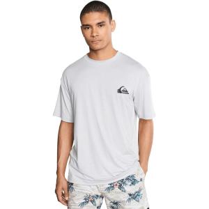 Quiksilver Men’s Everyday Short Sleeve Surf Tee(Light Grey Heather)