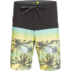 Quiksilver Men’s Surfsilk Panel 20 Boardshort Swim Trunk Bathing Suit(Tarmac)