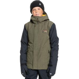 Quiksilver Ridge Kids Jacket Grape Leaf Sz M (12)