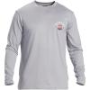 Quiksilver Mens Loose Fit Long Sleeve UV Protection Rashguard(Sleet (Hi Royalty Surf Tee))