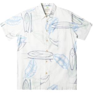Quiksilver Men’s Men’s Sail Palm Button Up Woven Top(Antique White (Right Point))