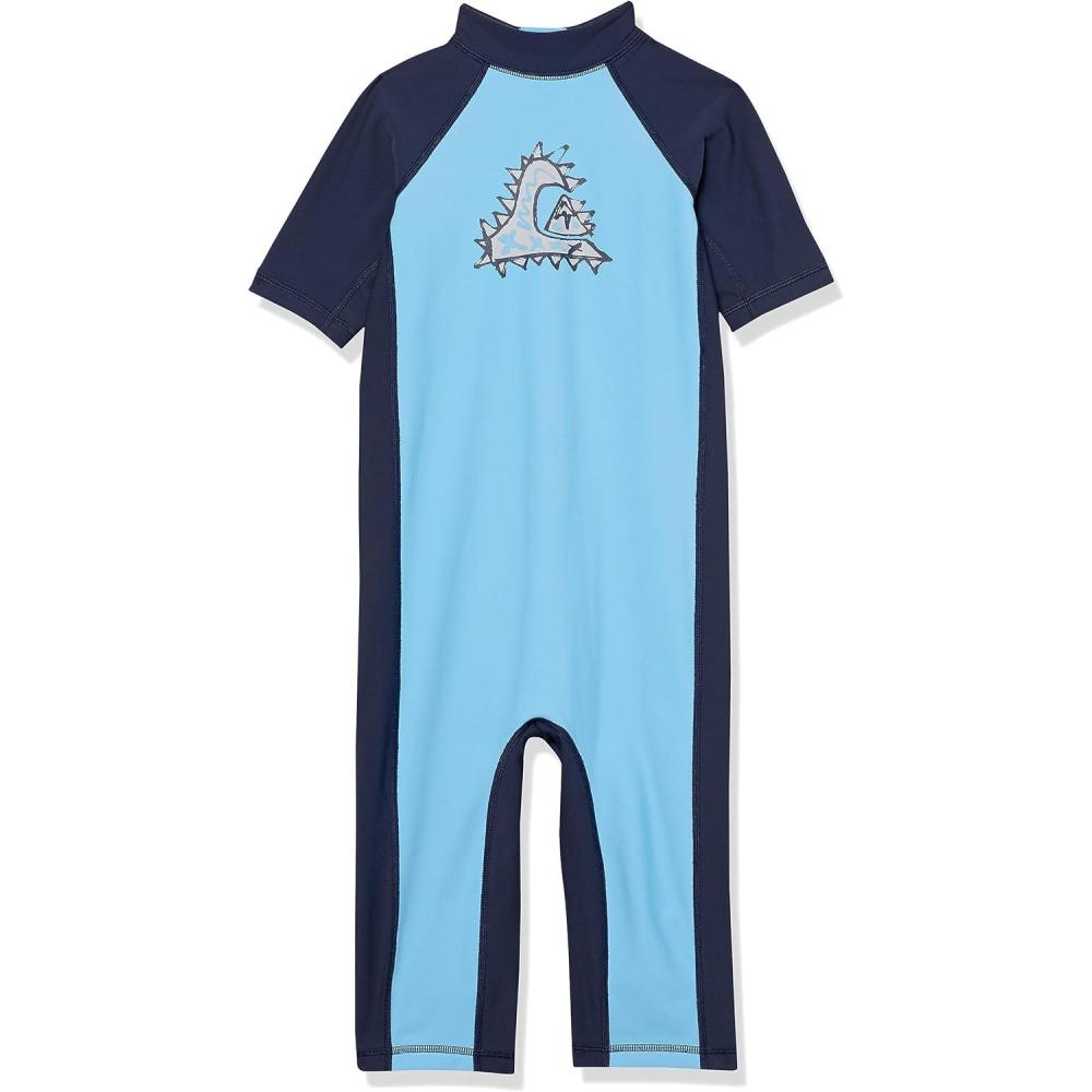 image:imageQuiksilver Boys Thermo Spring Short Sleeve Rashguard Surf TeeAzure Blue 233