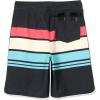 Quiksilver Boys Boy’s Everyday Stripe 17 Boardshort Swim Trunk(Black 241)