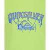 Quiksilver Boys’ Pullover Hoodie Sweatshirt, Soft & Comfortable Fleece, Front Pocket(Green Lightning)