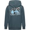 Quiksilver Boys’ Pullover Hoodie Sweatshirt, Soft & Comfortable Fleece, Front Pocket(Slate Serpentine)