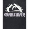 Quiksilver Boys’ Short Sleeve Logo Graphic T-Shirt, Soft & Comfortable, Regular Fit(Black Wizard)