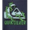 Quiksilver Boys’ Short Sleeve Logo Graphic T-Shirt, Soft & Comfortable, Regular Fit(Denim Creature)