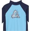 Quiksilver Boys Thermo Spring Short Sleeve Rashguard Surf Tee(Azure Blue 233)