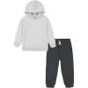 Quiksilver Boys’ 2pc Fleece Pant Set(Platinum Heather/Stealth Heather/Turtledove)