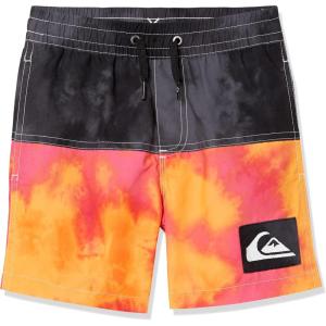 Quiksilver Boys’ Acid Five 12 Volley Swim Trunk Bathing Suit(Shocking Pink)