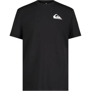 Quiksilver Boys’ Short Sleeve Rashguard Surf Shirt with UPF 50+ Sun Protection, Kid’s Swim Top(Black Everyday)