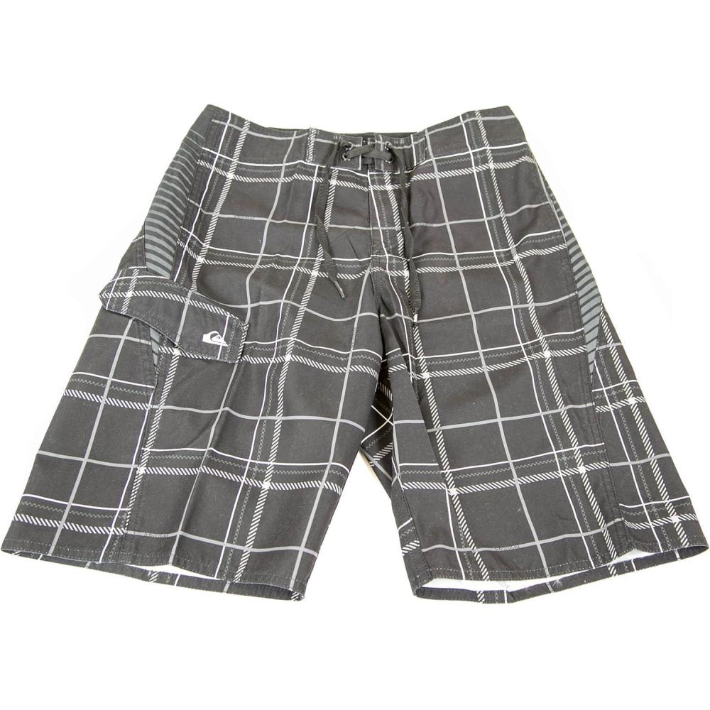 image:imageQuicksilver Lightning Strike Mens Swimming ShortsBlackGreyWhite