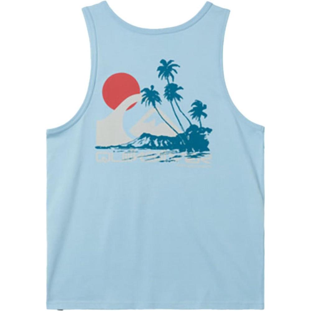image:imageQuiksilver Mens Tropical Vibes Tank Mt1 TopAiry Blue
