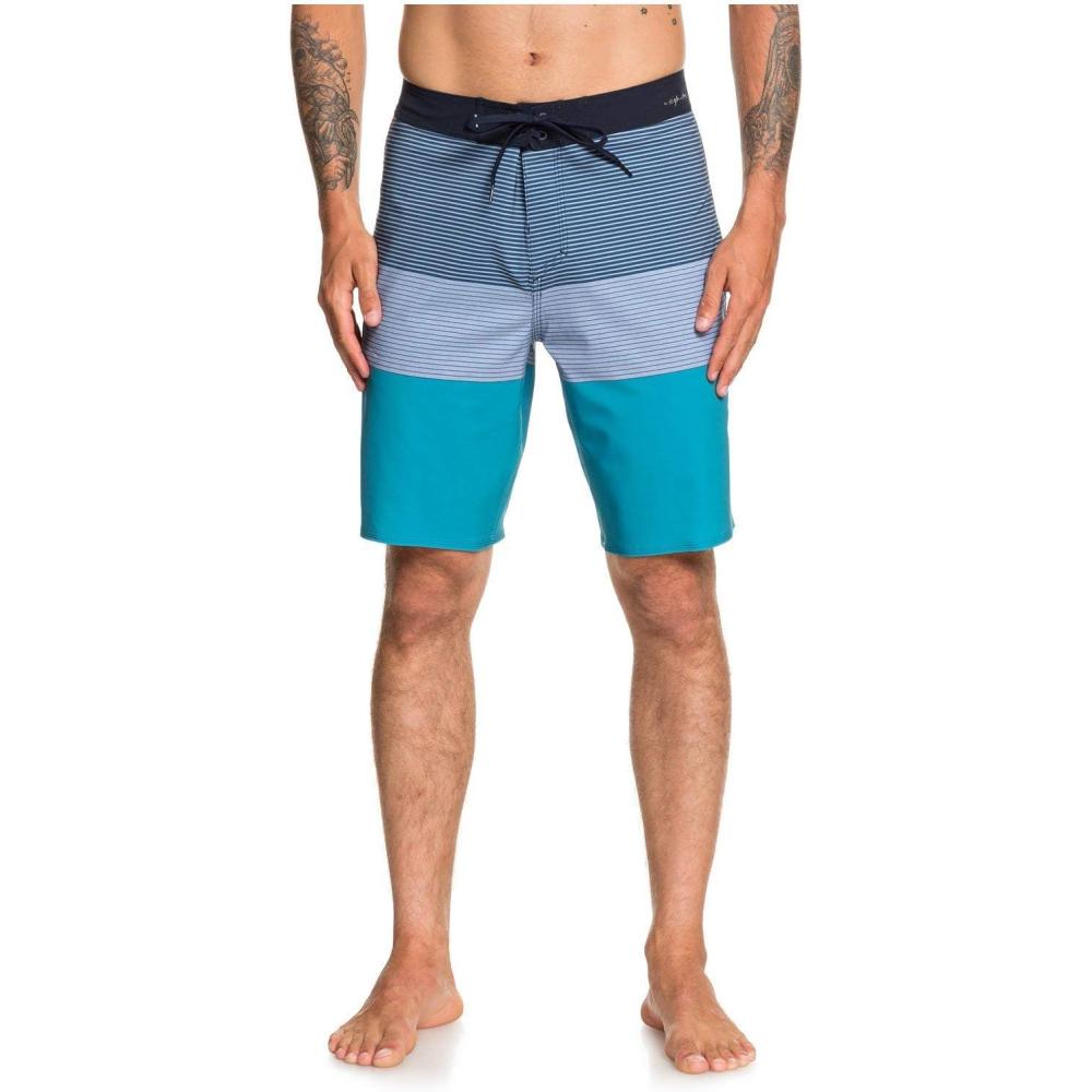 image:imageQuiksilver Mens Mens Highline Massive 20 Inch Outseam Stretch Boardshort Swim TrunkCaribbbean Sea