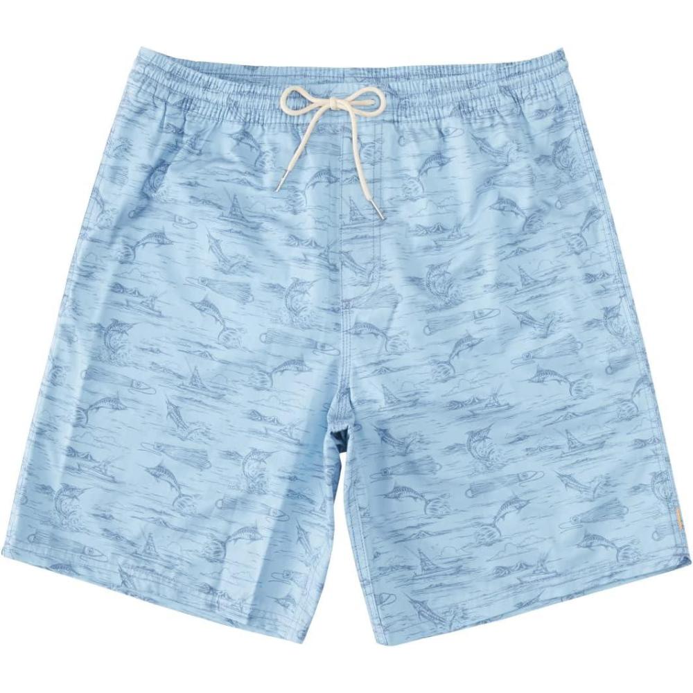 image:imageQuiksilver Mens Mens Marlin Jig Volley Swim Trunk BoardshortDusk Blue Marlin Vy