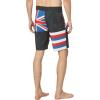 Quiksilver Mens Surfsilk Hawaii Flyer 20 Boardshorts Swim Trunk(Black)