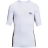 Quiksilver Mens Hawaii Arch This Short Sleeve Rashguard(White)