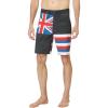 Quiksilver Mens Surfsilk Hawaii Flyer 20 Boardshorts Swim Trunk(Black)