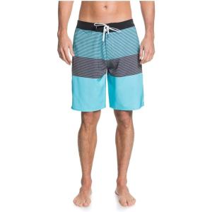 Quiksilver Mens Men’s Highline Massive 20 Inch Outseam Stretch Boardshort Swim Trunk(Pacific Blue (Bgz6))