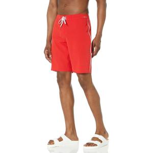 Quiksilver Mens Men’s Highline Massive 20 Inch Outseam Stretch Boardshort Swim Trunk(Quik Red)