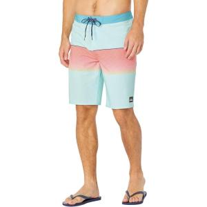 Quiksilver Men’s Surfsilk Slab 21 Boardshort Swim Trunk Bathing Suit(Iced Aqua)