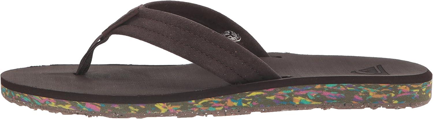 image:imageQuiksilver Carver Suede Flip Flops for Men Arch Support Athletic Mens Sandals Thong Mens SlidesBrown 2