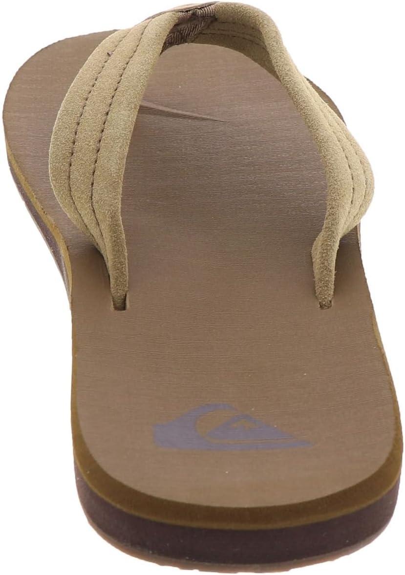 image:imageQuiksilver Carver Suede Flip Flops for Men Arch Support Athletic Mens Sandals Thong Mens SlidesTan
