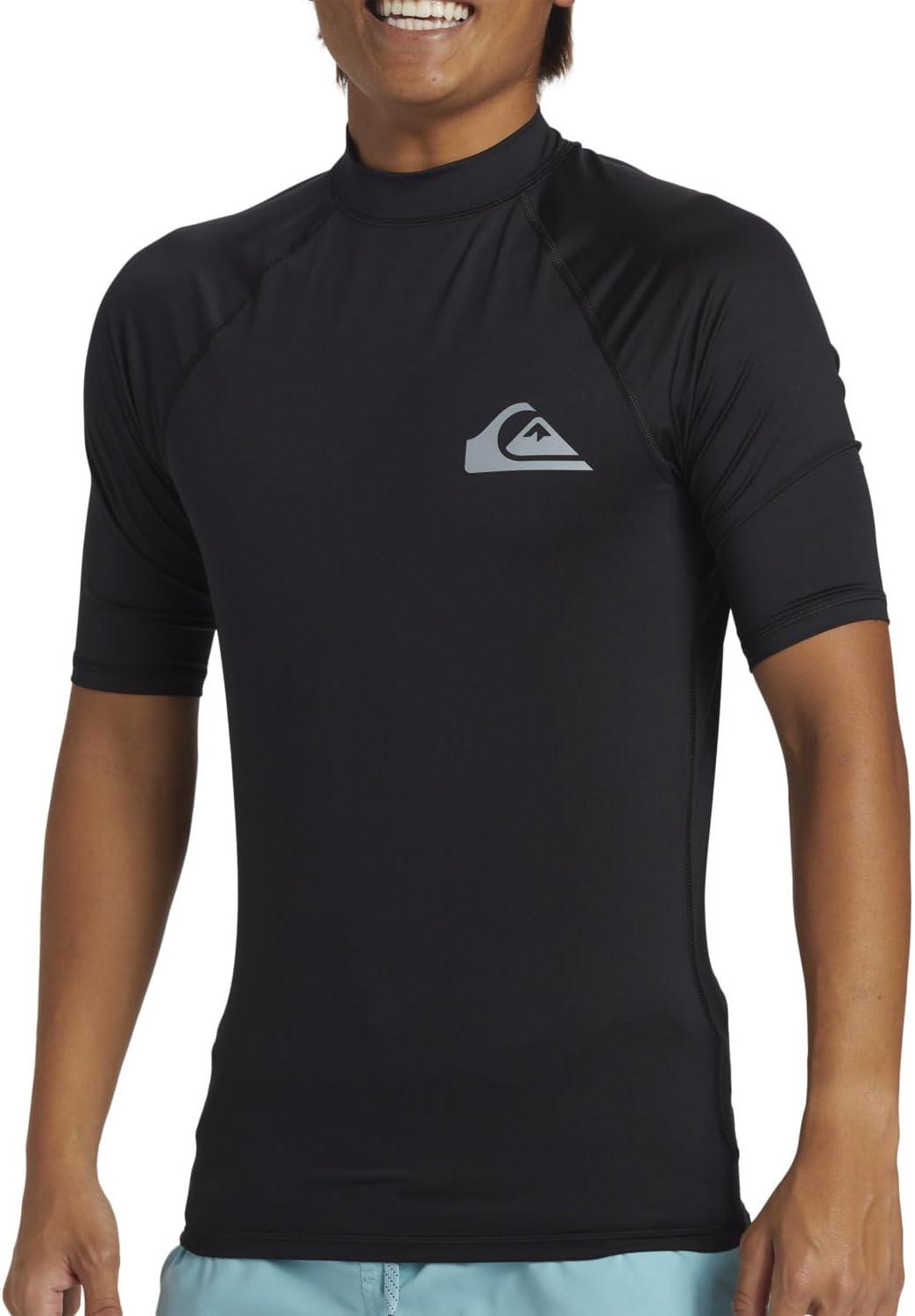 image:imageQuiksilver Mens Everyday Upf50 Short Sleeve RashguardAnthracite