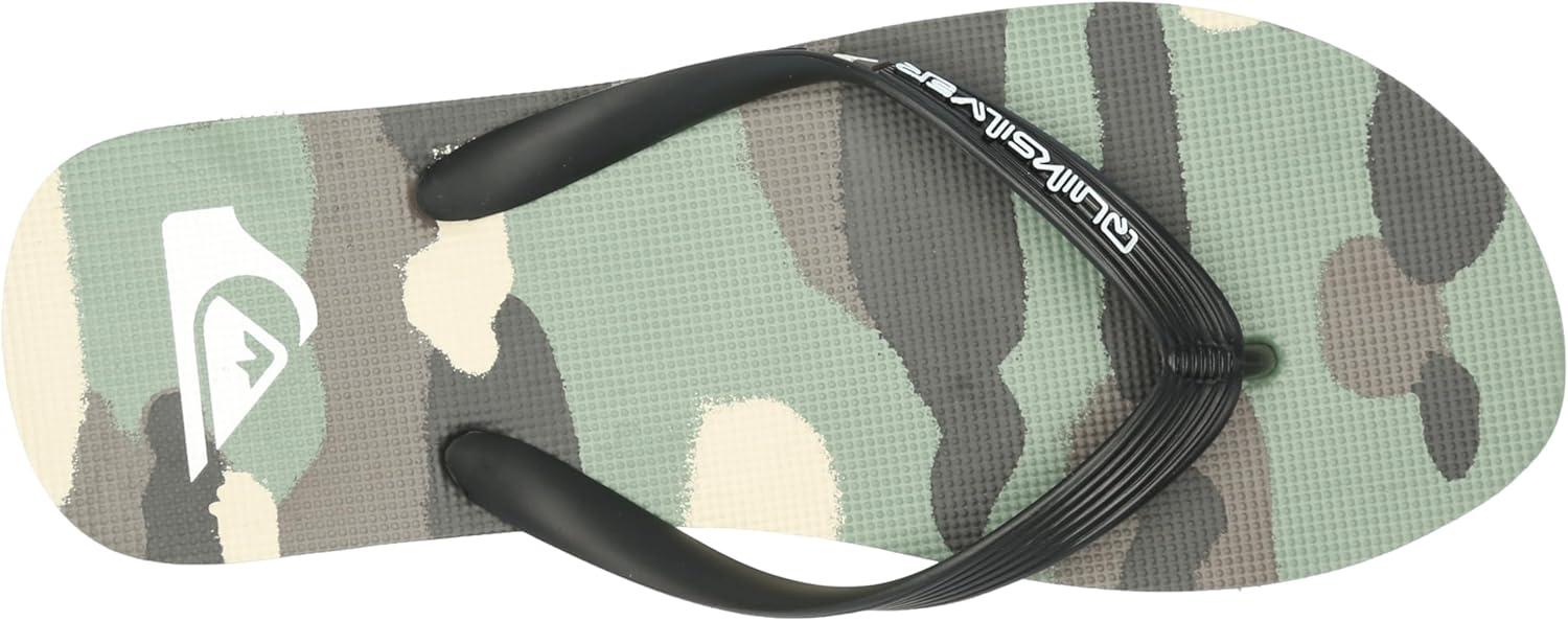 image:imageQuiksilver Mens Molokai Art II 3 Point Flip Flop Sandal BLACKBROWNGREEN 241 14