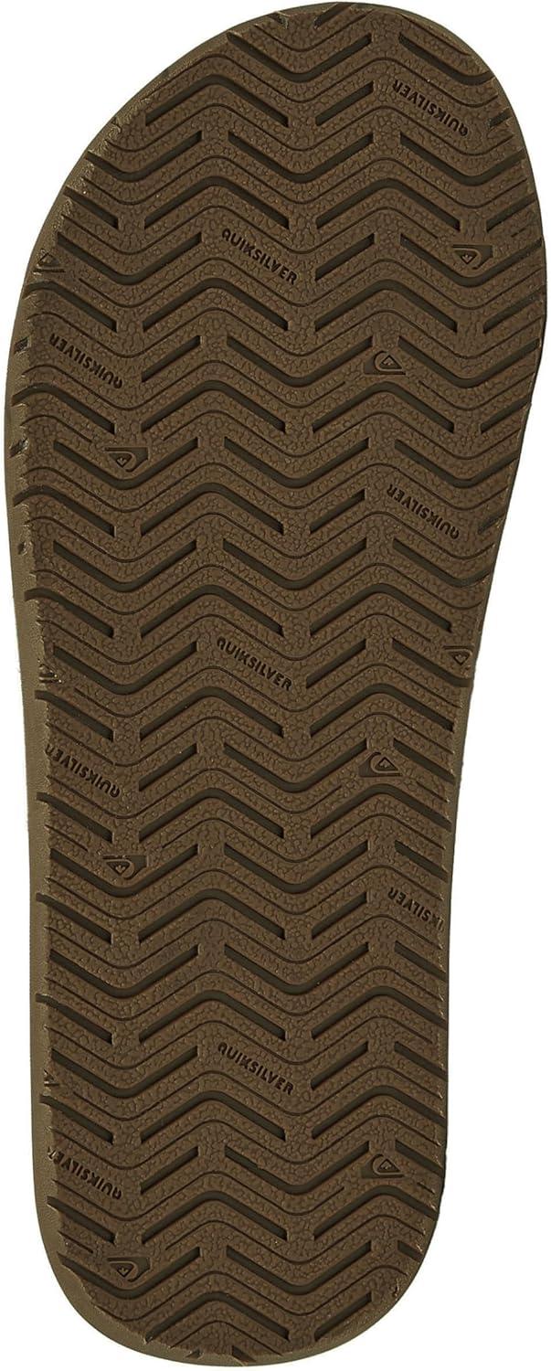image:imageQuiksilver Monkey Wrench Flip Flops for Men Arch Support Athletic Mens Sandals Thong Mens SlidesTanSolid
