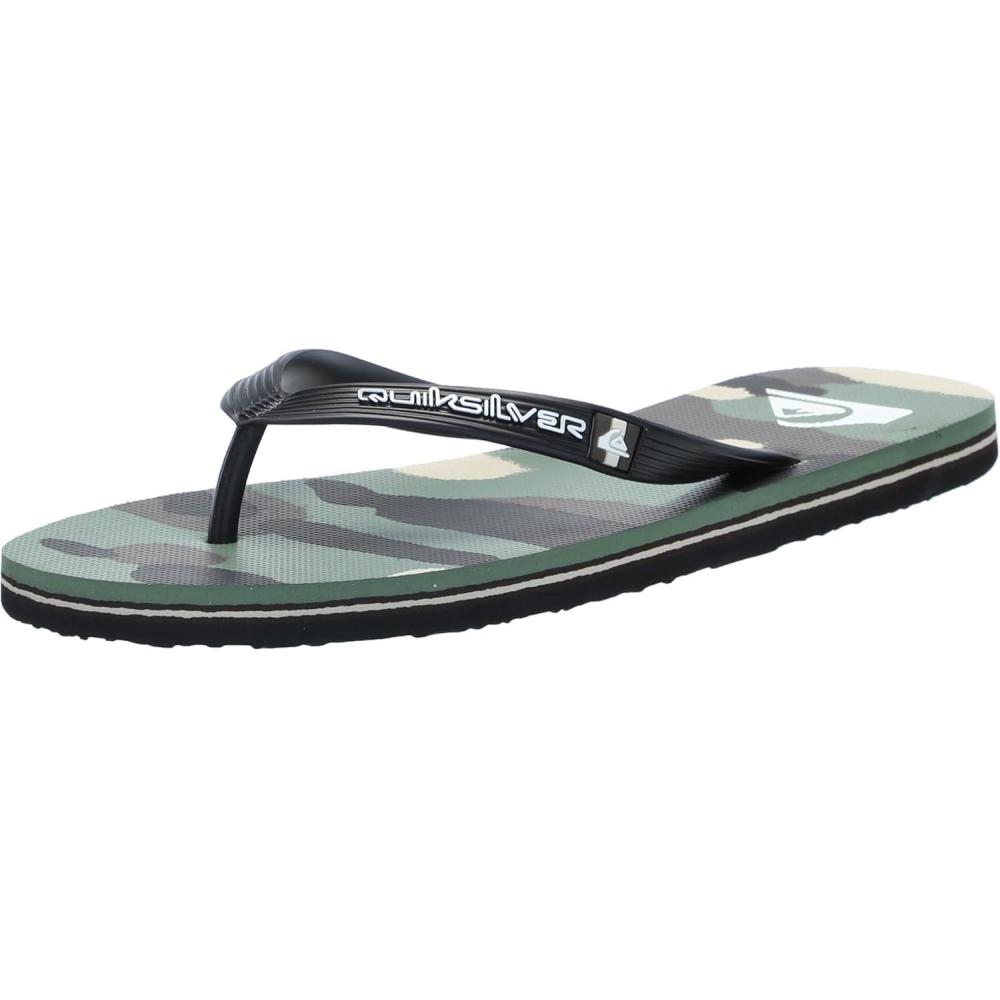 image:imageQuiksilver Mens Molokai Art II 3 Point Flip Flop Sandal BLACKBROWNGREEN 241 14