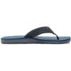 Quiksilver Carver Suede Flip Flops for Men, Arch Support Athletic Mens Sandals, Thong Mens Slides(Blazer Navy)